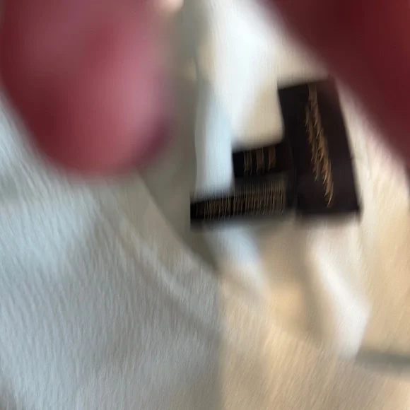 Donna Karan Green Blouse with Relaxed Tie Front - Picture 9 of 10